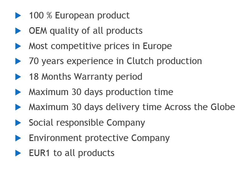 10 reasons why to choose Ruen Clutch !