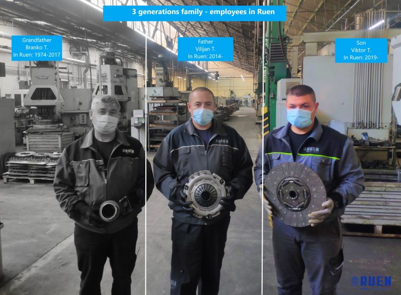 3 generations of Ruen employees !