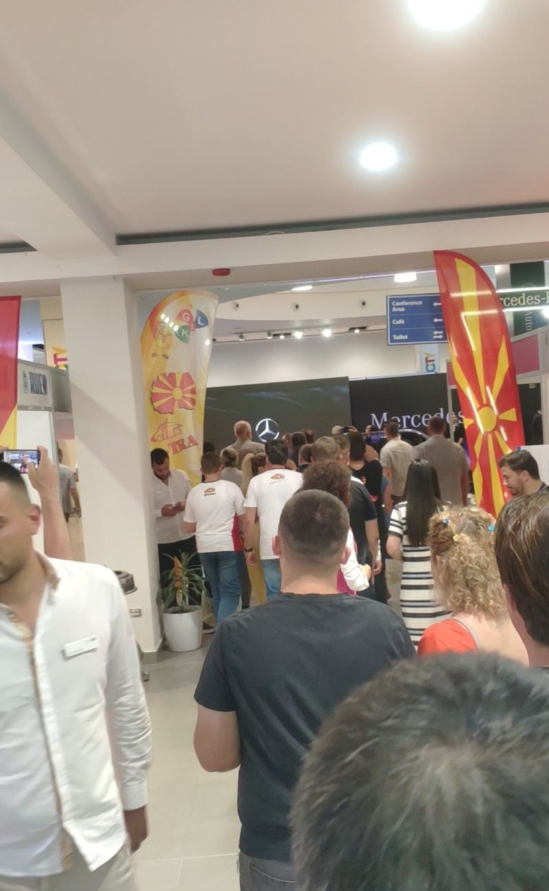 First day of the Automotive show in Albania