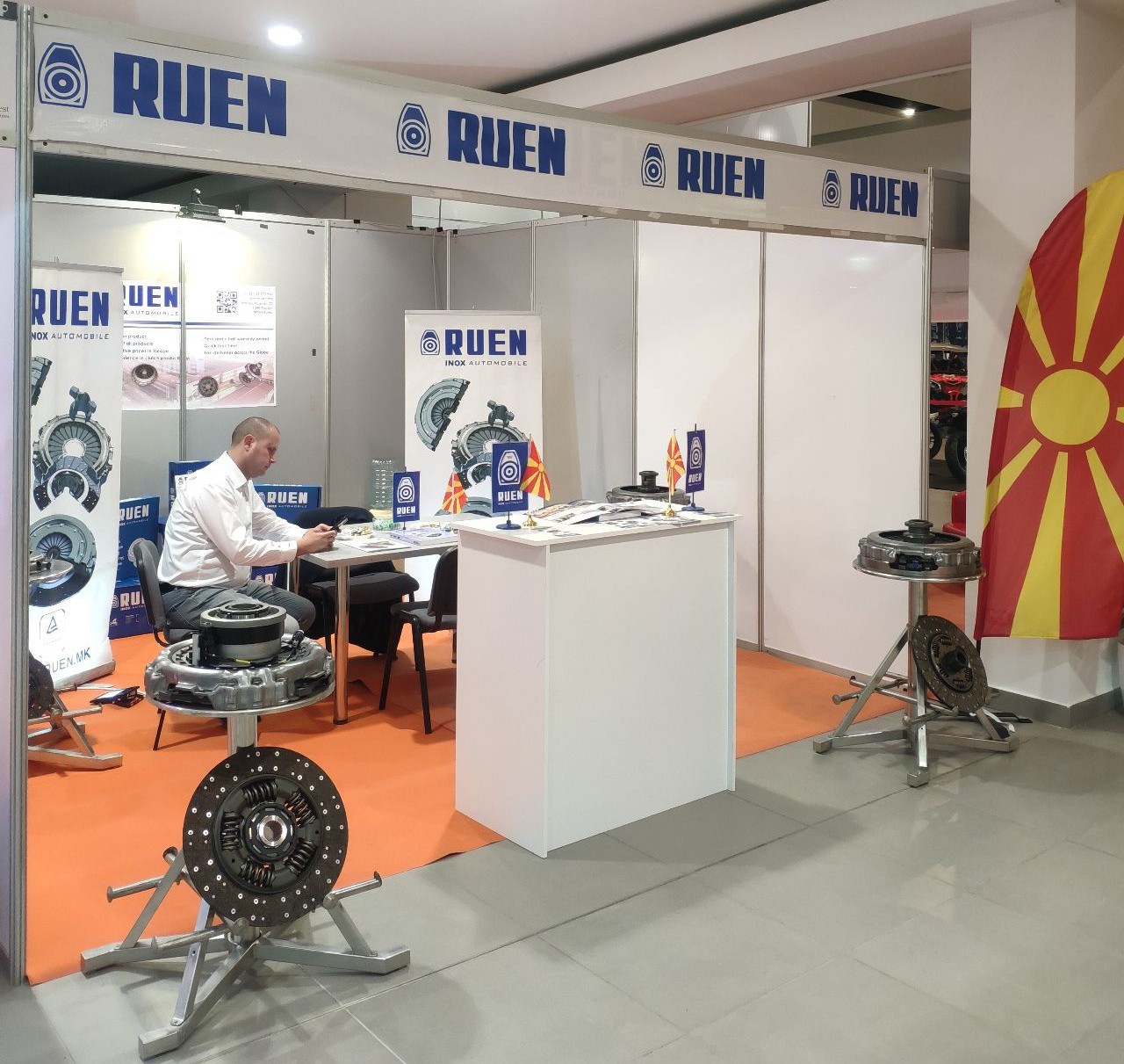 First day of the Automotive show in Albania