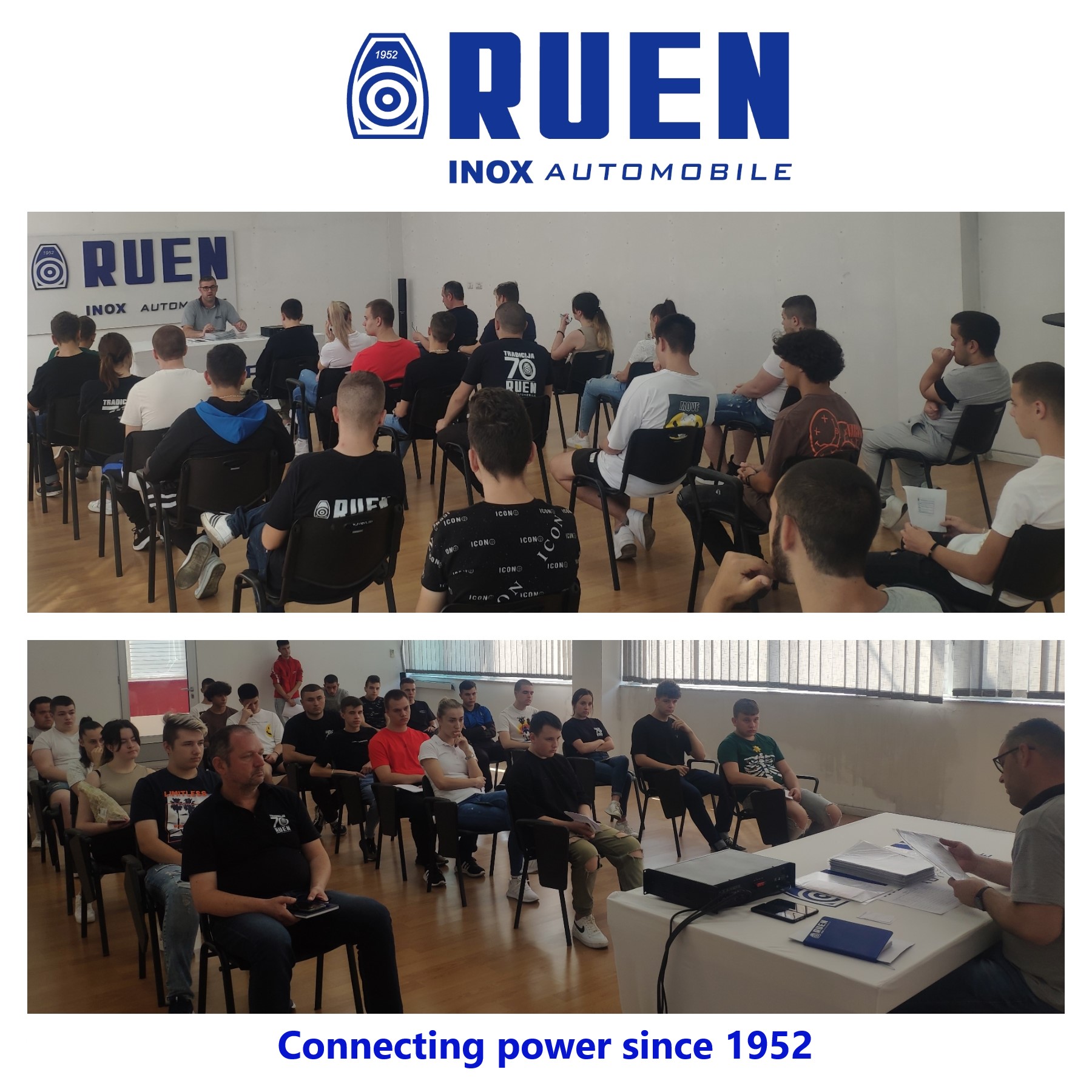 Certificates for the students on practival work in Ruen