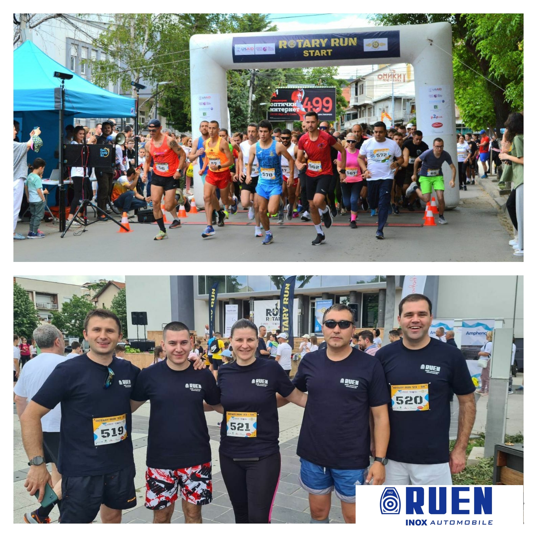 RUEN employees participate on ROTARY RUN