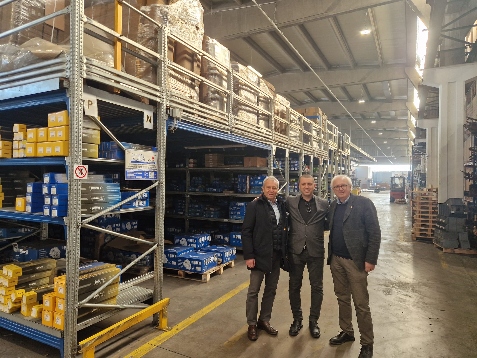 Management representatives visits Partex in Italy