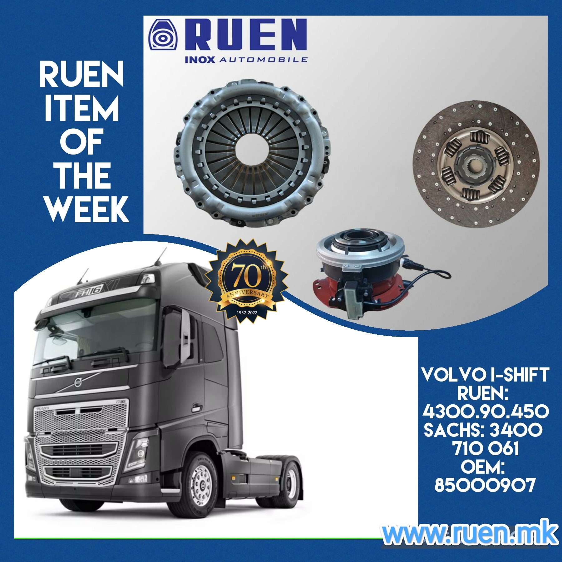 RUEN item of the Week - VOLVO I-SHIFT
