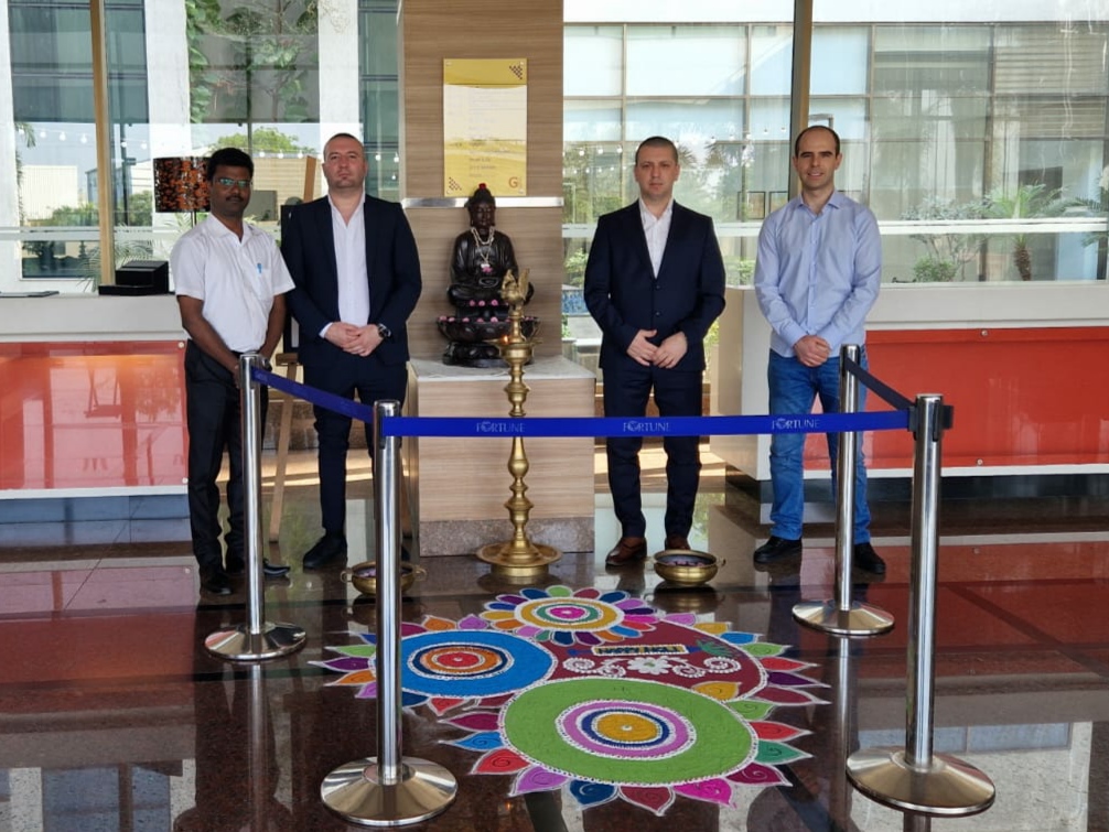 Our team visiting INDIA