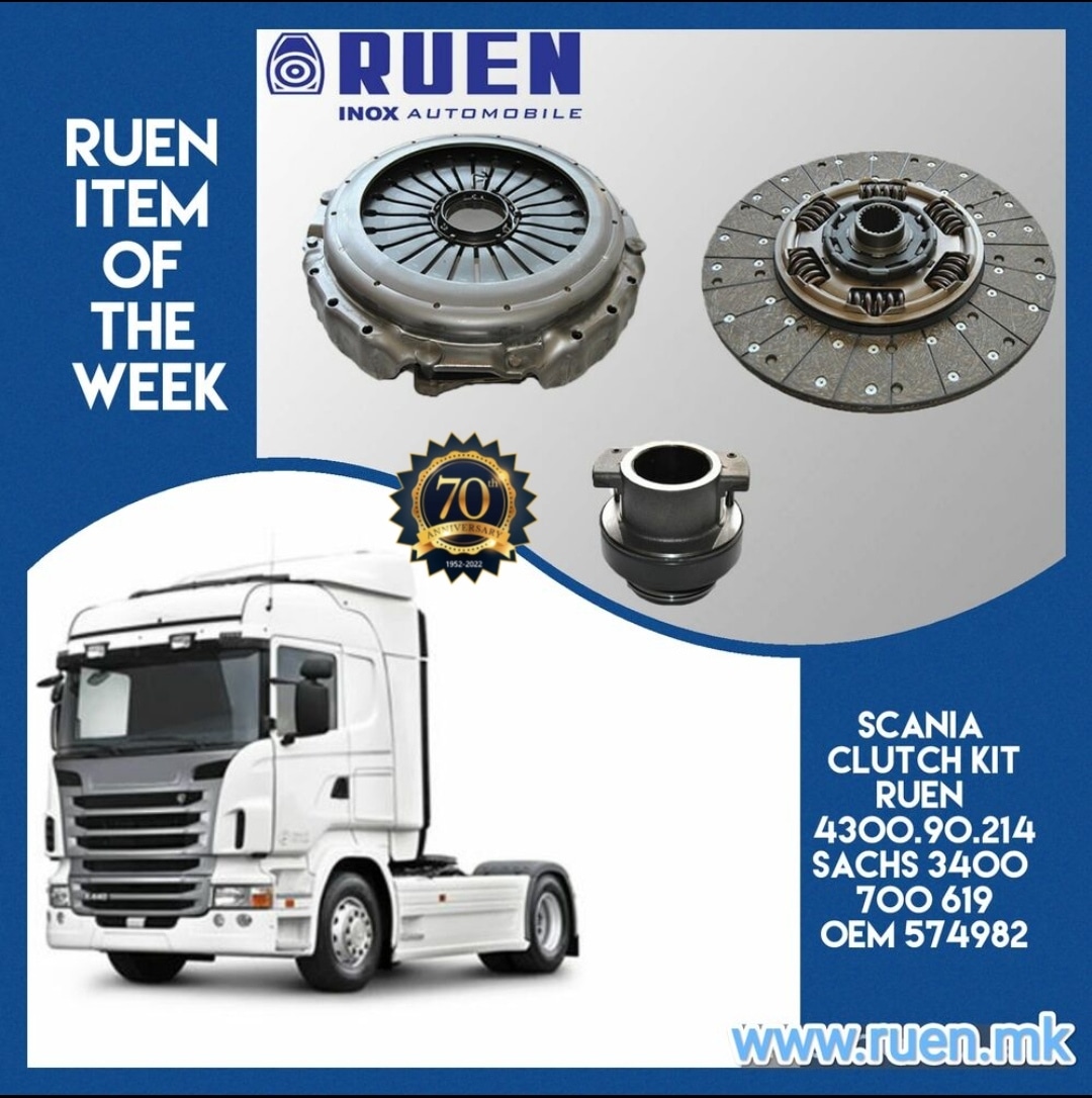 RUEN ITEM OF THE WEEK - SCANIA CLUTCH KIT